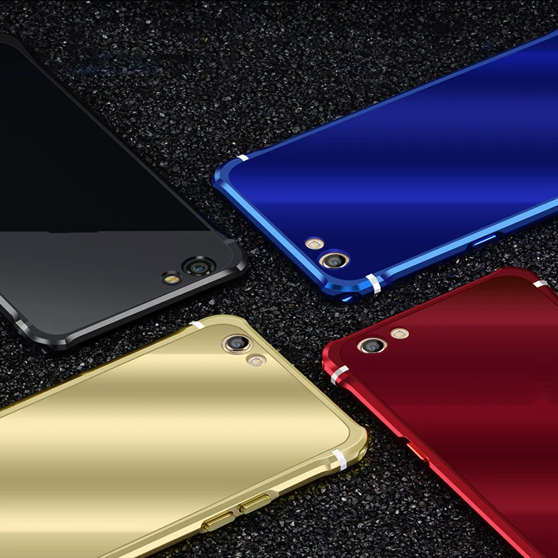 Чехол для Oppo A77 плюс Чехол Capa с жесткой задней панелью металлический бампер Бизнес крышка чехол для телефона для Oppo A 77 плюс A77Plus металлический корпус