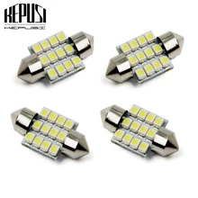 Buy 4X LED Car Light festoon C5W Dome 3528smd 31mm Car Auto Reading light Map light License Plate lamp trunk light bulb Car Styling Free Shipping