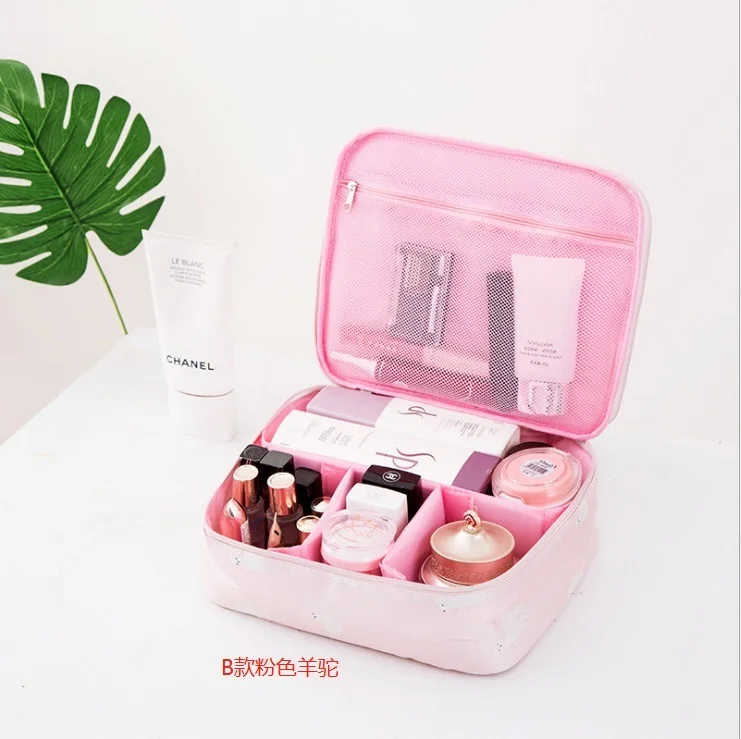 

Faroot Women Professional Makeup Bag Cosmetic Case Storage Handle Make Up Zipper Organizer Travel Kit Organizer