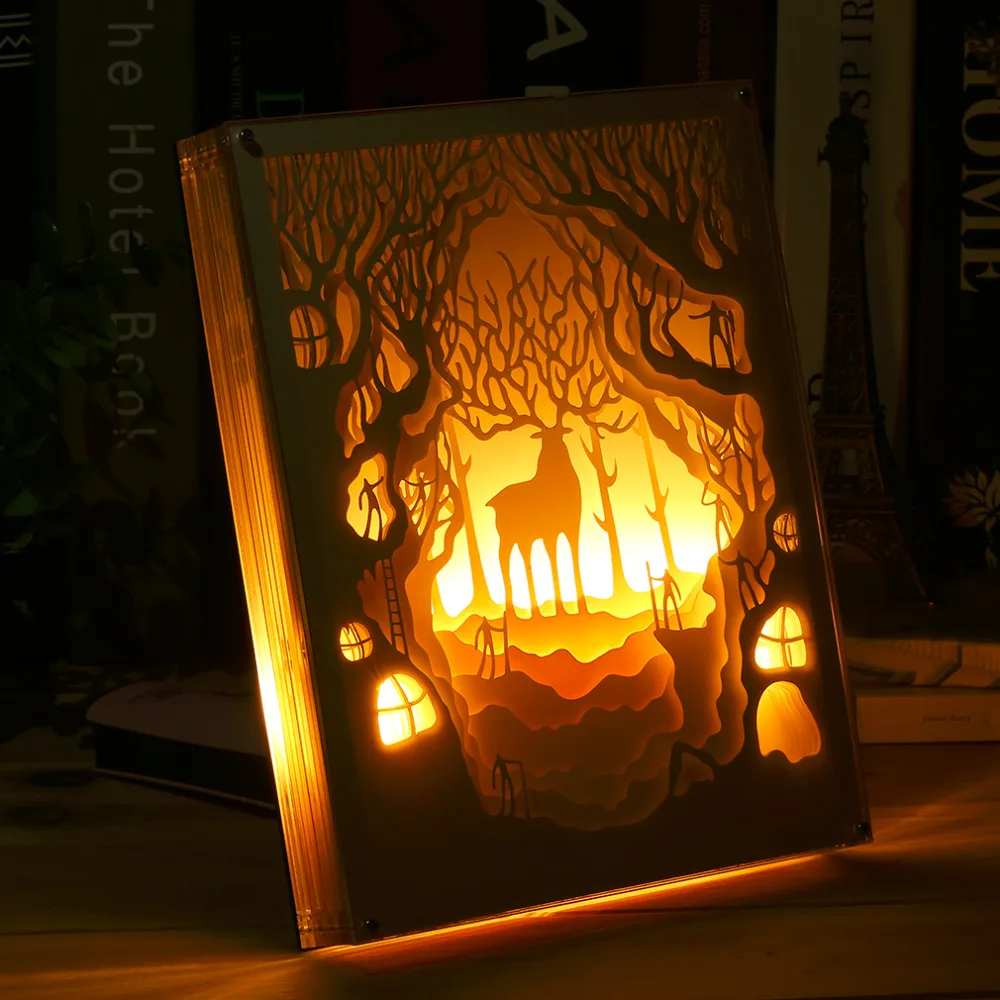 art night light draw painting table wall lights lamp with arts and crafts night light