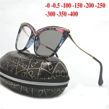 Негабаритные женские солнцезащитные фотохромные Готовые мужские женские оправа для очков от близорукости с цветными линзами солнцезащитные очки Оптические очки для близорукости NX