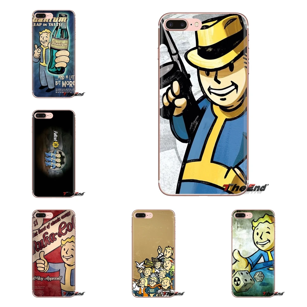 

For Huawei G7 G8 P7 P8 P9 P10 P20 P30 Lite Mini Pro P Smart Plus 2017 2018 2019 TPU Shell Covers Black Isle Studios game Fallout