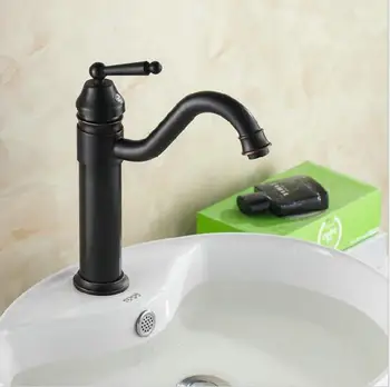 

Free Shipping New Swivel bronze bathroom mixer basin mixer vegetables basin sink faucet QX6442