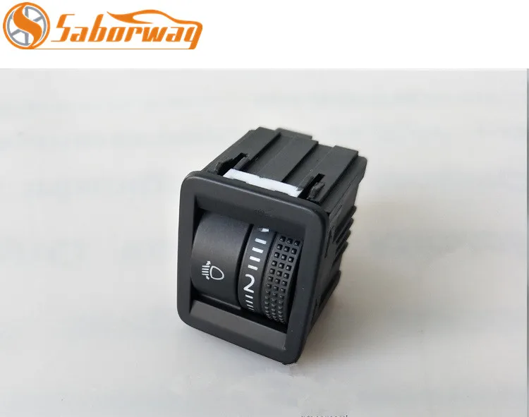 Saborway Dashboard Brightness Dimmer Headlight Height Adjustment Switch