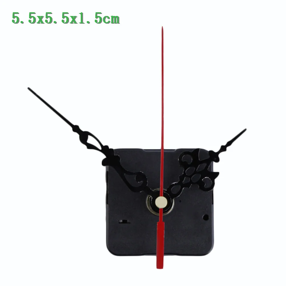 

1 Set Silent large wall Clock Quartz Movement Mechanism Black and Red Hands Repair Kit Tool Set Drop Shipping hot sale