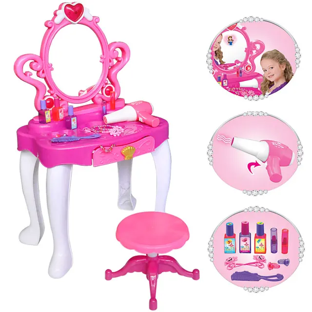 Dream dresser dressing table child toy girl toys educational toys em