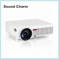 Free shipping !Best 5500Lumens  Digital TV Led Projector 1080P Android 4.4.2 WiFi Smart HD LCD Video 3D Proyector for European