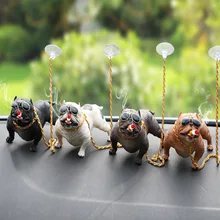 CHIZIYO Auto Decorazione Cane Personalità Creativa Interni Auto di Modo Cane di Simulazione Bambola Accessori Ornamenti Giocattoli Regalo