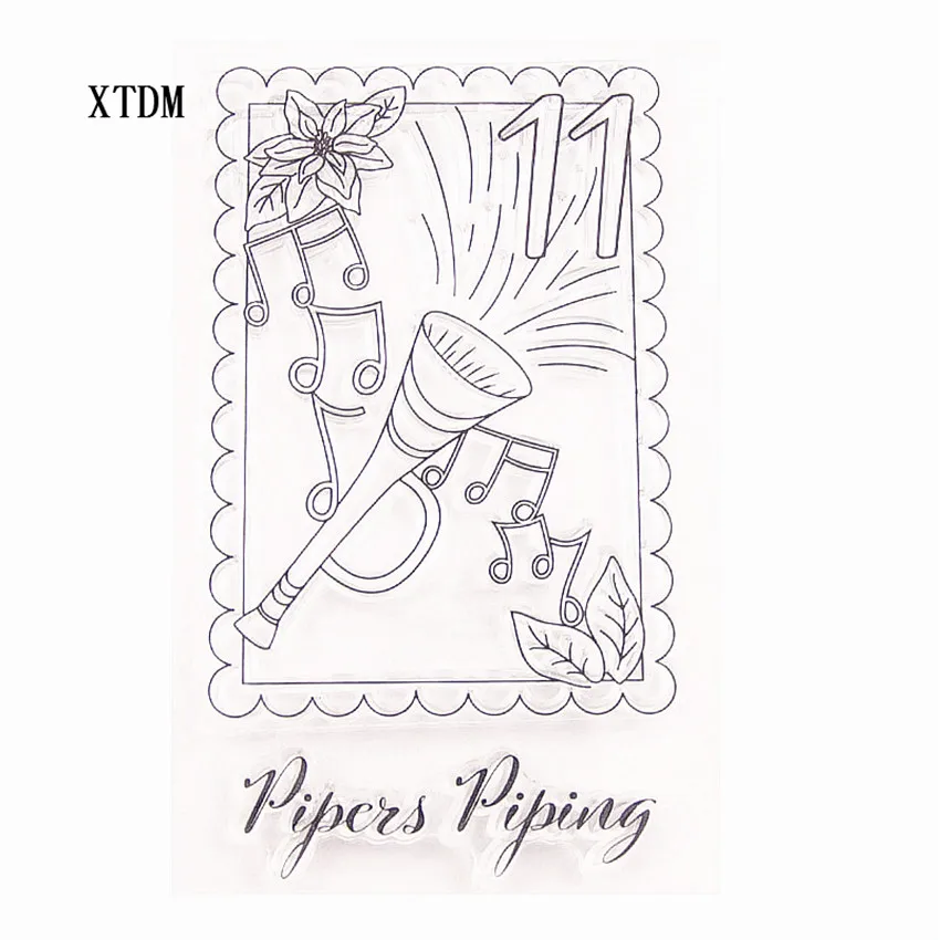 

Hot sale small Transparent Clear Stamps / Silicone Seals Roller Stamp for DIY scrapbooking photo album/Card Making