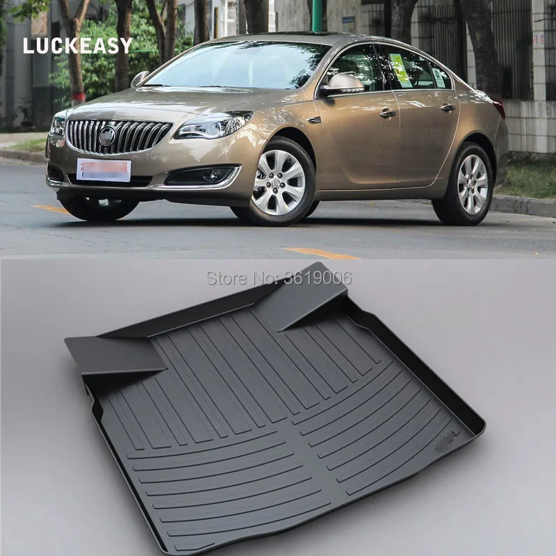 

LUCKEASY Non-Slip Waterproof 3D TPO Trunk Boot Cargo Mat Recycled Durable For Buick Regal 13-15 Car-styling