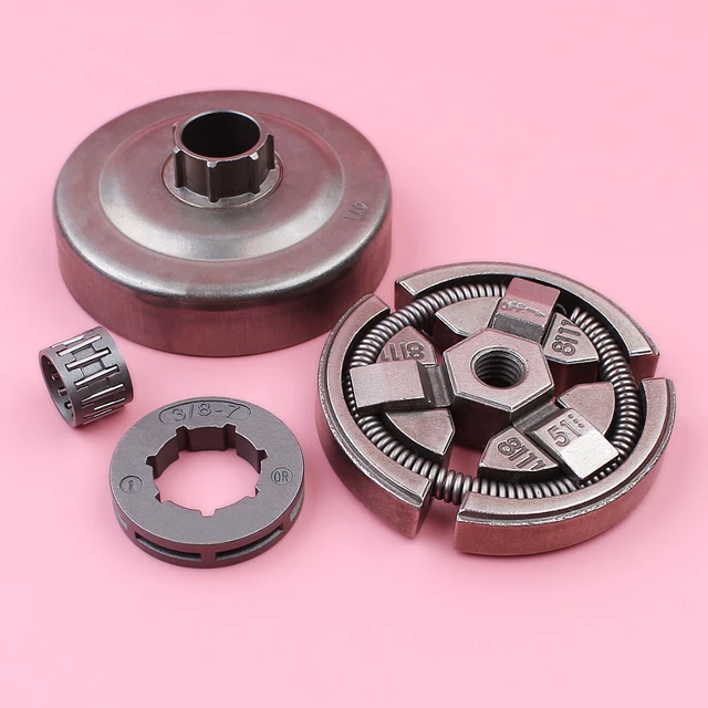 Clutch Drum 3/8 7 Teeth Sprocket Rim For Husqvarna 55 51 50 Chainsaw Garden  Tool Spare Part with Needle Bearing Kit - AliExpress