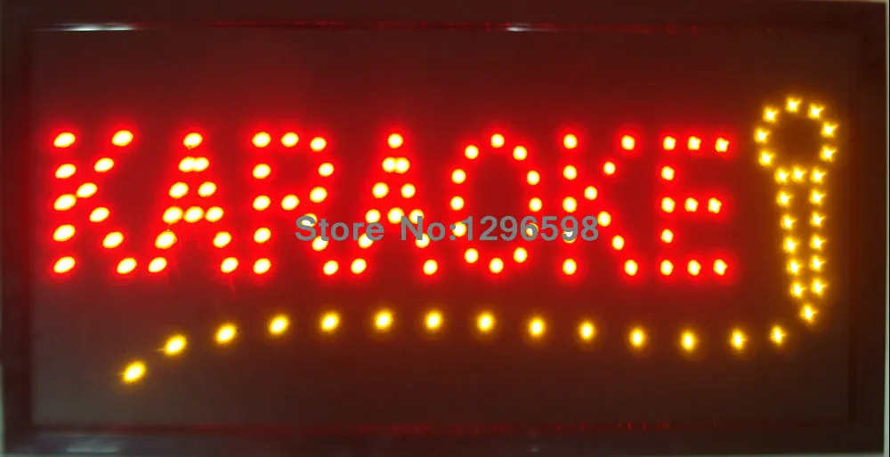 CHENXI Led знак &quotкараоке&quot Новое поступление 10X19 дюймов крытый ультра яркий