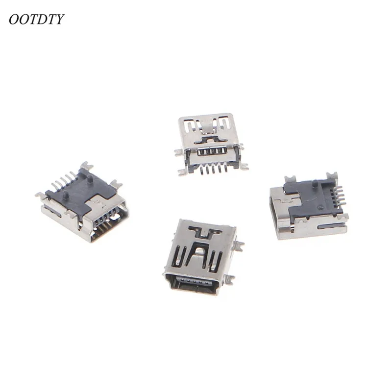 OOTDTY 10 шт. мини USB Type B 5 контактный гнездовой разъем для зарядки мобильный