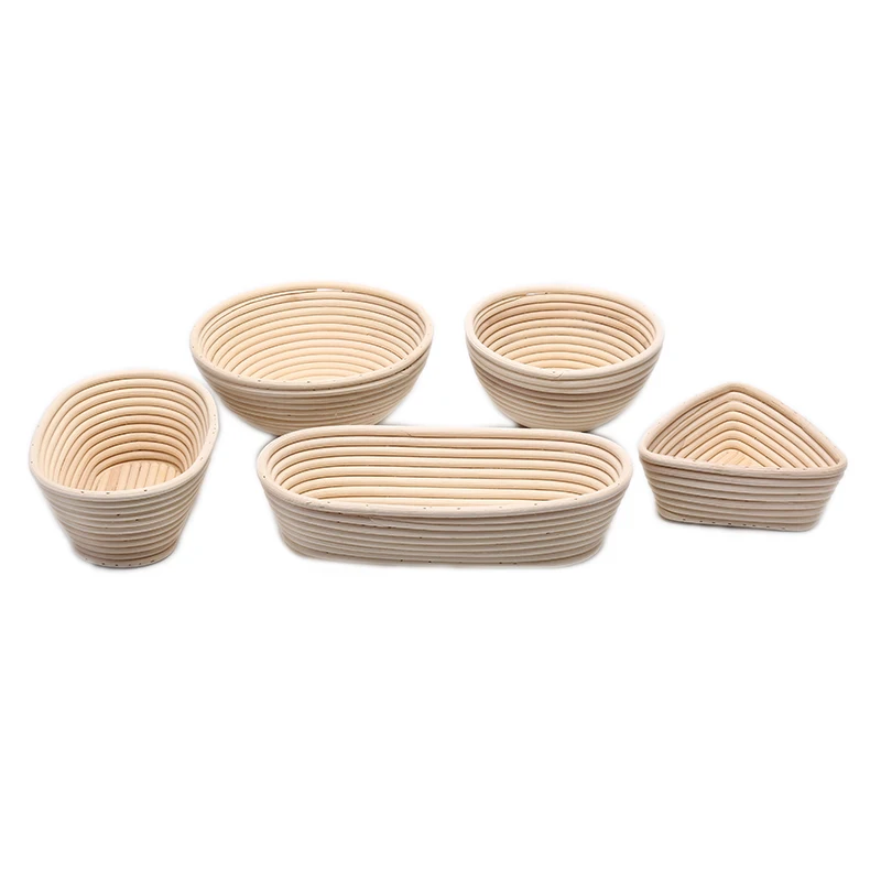 Kitchen Tool Multi-Size Hot Bread Banneton Brotform Dough Basket Rising Rattan Bread Proofing Different Sizes
