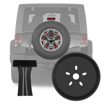 

SOYAVISION Set of Spare Tire Wheel LED 3rd Third Brake Light Lamp for Jeep Wrangler JK Car Spare Tire Led light