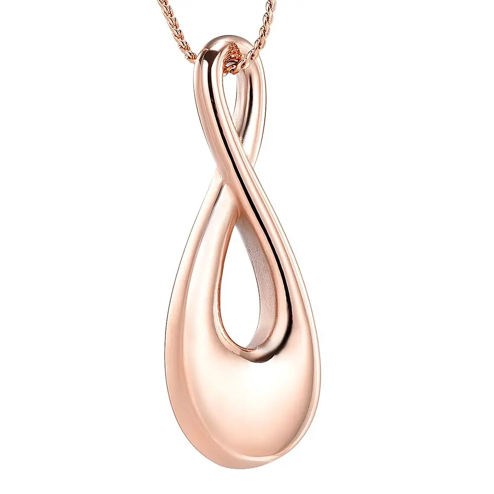 

K9943 Infinity Urn Pendant Family/Pet Cremation Jewelry for Ashes Pendant Holder Love Urn Pet/Human Keepsake Memorial Necklace
