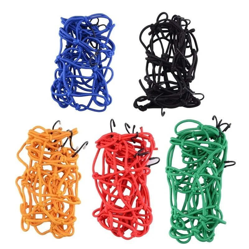 SPSPEEDWOW Motorcycle ATV Bike Cargo Bungee Luggage Net Tank Mesh Helmet Holder Elastic Motorcycle Luggage Net 40*40cm