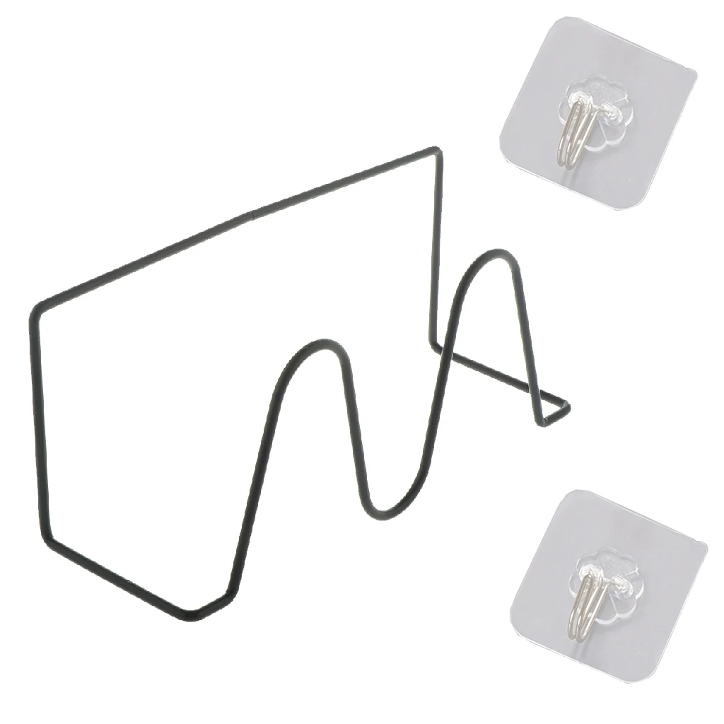 Wall Mounted Shoes Rack Plastic Shoes Holder Bathroom Slipper Storage Organizer Door Shoe Hanger with Hanging Hooks