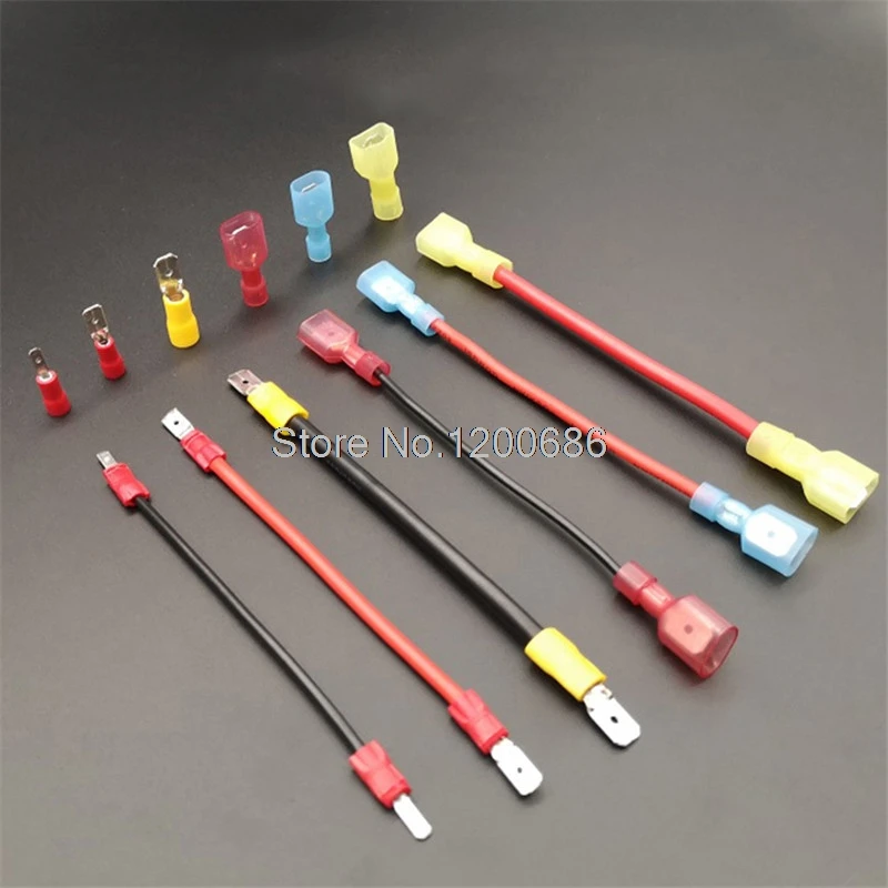 10CM MDD MDFN 110 187 250 Insulated Spade Joint Connector Crimp