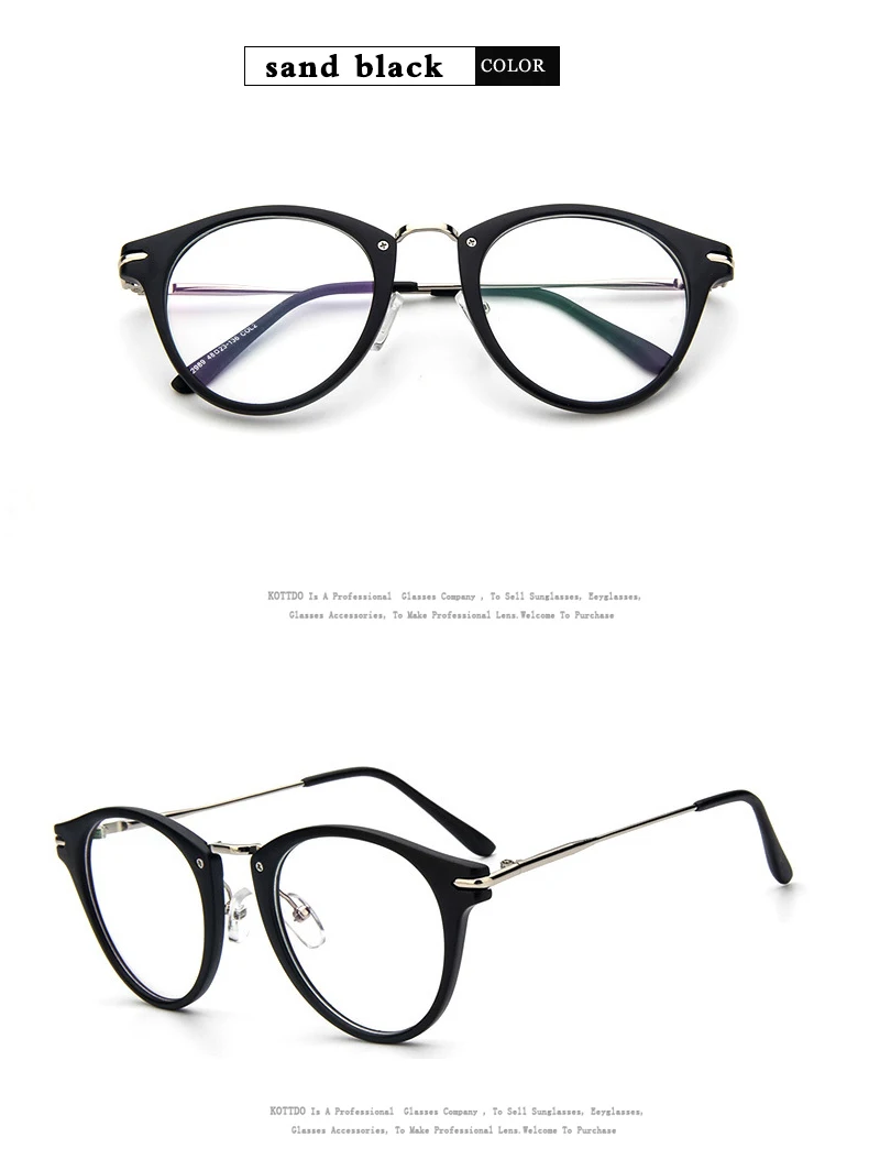 KOTTDO, Ретро стиль, женские очки, оправа, Ретро стиль, оптическая оправа для очков, для мужчин и женщин, с прозрачными линзами, Oculos Feminino
