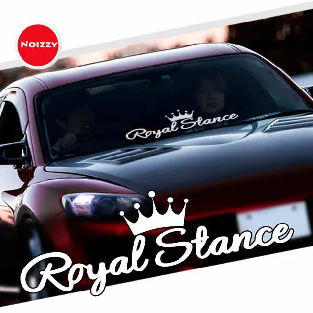 Noizzy Royal Stance Decal Car Sticker Crown Jdm Vinyl Reflective