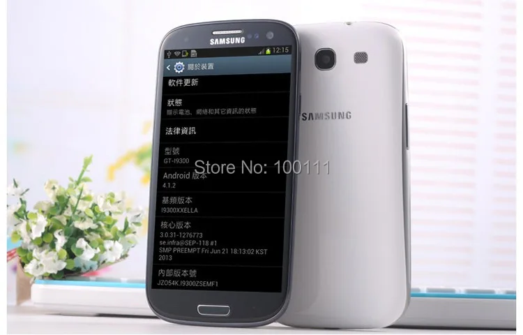 Разблокированный мобильный телефон samsung Galaxy S III S3 i9300 с Android 4," сенсорный экран 8MP 16G/