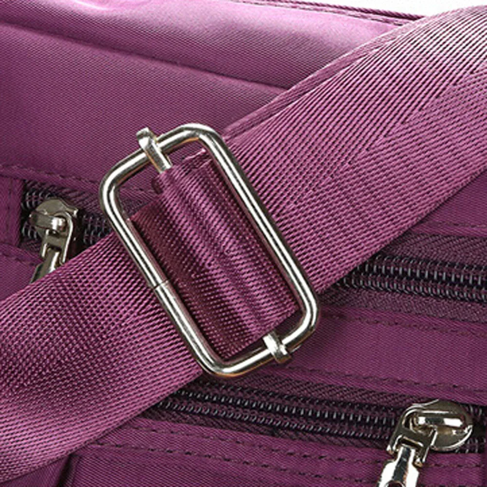 Женские сумки, сумки для планшетов, модная однотонная Водонепроницаемая нейлоновая сумка на плечо, сумка через плечо на молнии для женщин, bolsa feminina# AF6