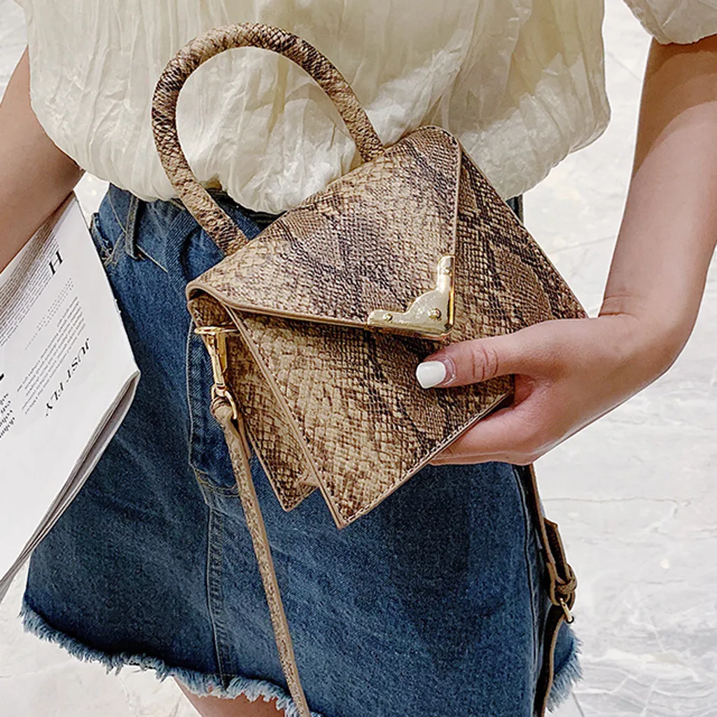 Carteras mujer de hombro y bolsos Женские сумки Женские Ретро змеиная сумка через плечо сумка для женщин