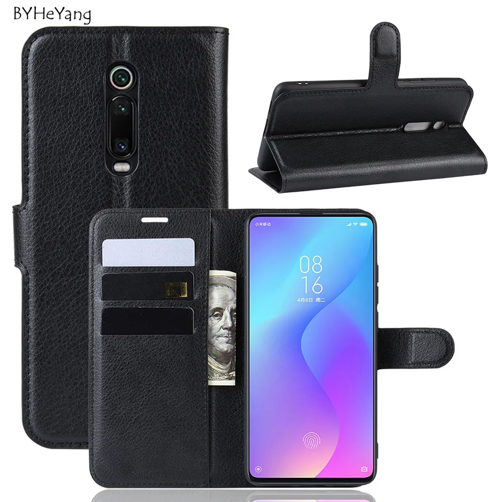 

For Xiaomi Mi 9T Pro Case Flip Leather Wallet Case Card Holder Phone Coque Black Coque For Xiaomi Xiomi Mi 9T Mi9T Mi9 T Cover