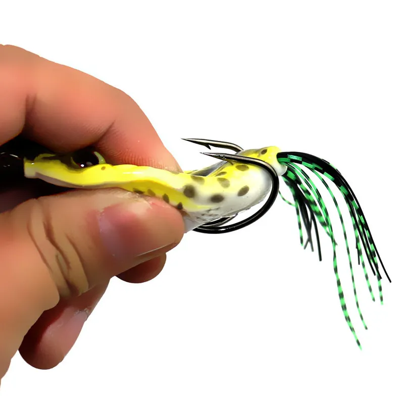 

Goture Hot Selling 1pcs Frog Fishing Lure 6CM 18G Topwater Wobblers Soft Artificial Bait