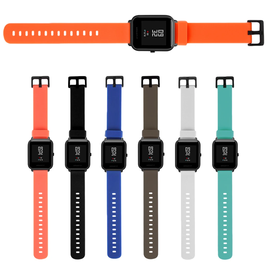 Хит продаж 20 мм силиконовый ремешок для наручных часов Xiaomi Huami Amazfit Bip BIT PACE Lite