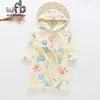 Robe de chambre en coton pour enfants de 2 à 10 ans, robe de maison en flanelle, vêtements de maison avec peignoir, pyjama, automne automne hiver ► Photo 2/6