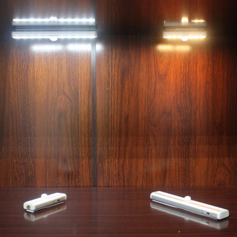 Светодиодный ИК датчик движения ECOBRT беспроводной ночник с питанием от батарейки