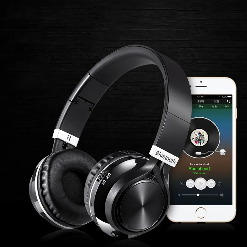 

Wireless Bluetooth Headphone music player Headset Motion mini eadphone ear bud noise cancelling walkman FM Radio Computer earbud