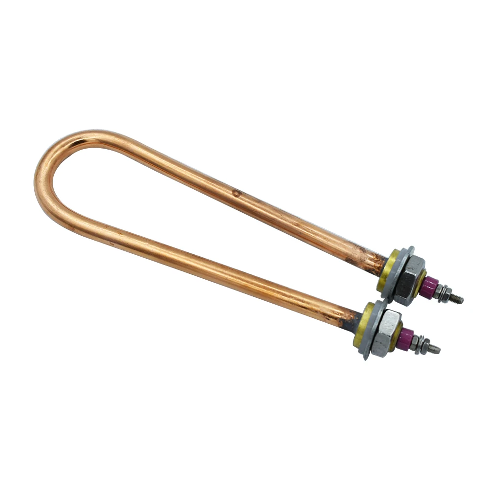 

Tubelar Electric Water Heating Element 220V 2KW With M18 Mounting Thread Red Copper Water Heating Element Tube Heater