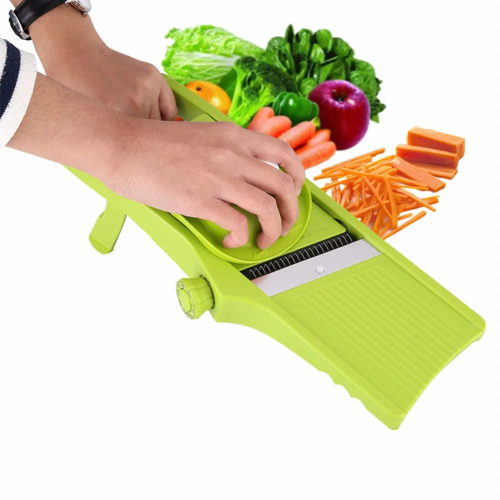 Adjustable Thickness Mandoline Fruit Slicer Vegetable Cutter Carrot
