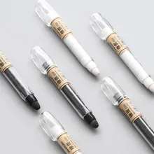 Простые ластики в форме карандаша, черно-белые Ластики для карандашей, школьные принадлежности, покраска, офисные принадлежности для детей, подарок