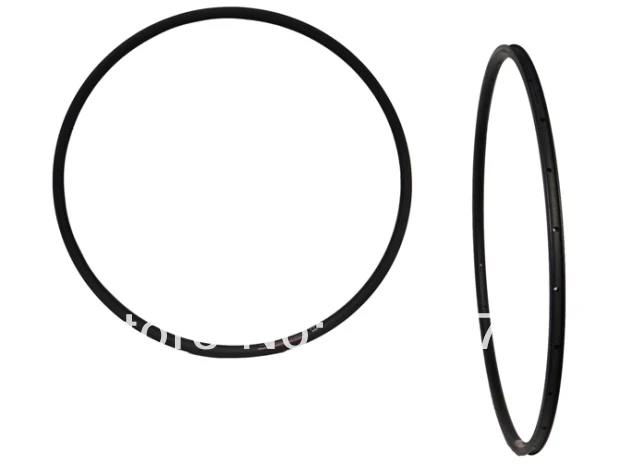 

Bicycle Part : Full Carbon Matt Matte Clincher Rim 700C Wheel Rims F : 20H / R : 24H Rim 24mm