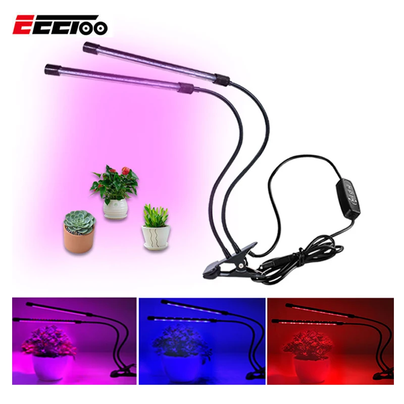 

LED Grow Light Led Full Spectrum Fitolampy Hydroponics 5V USB Timing Phyto Lamp For Indoor Greenhouse Vegetable Plant Lighting
