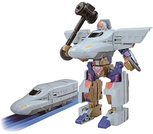 

Takara Tomy Plarail Shinkansen Henkei Robo 09 Shinkalion N700 Mizuho Deformation Toy Train New