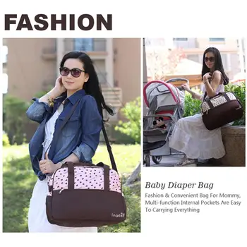 

Nylon Waterproof Mummy bag Pregnant women multi-functional large capacity Messenger bag fashion mother bag package for gift S3
