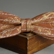 Коричневый галстук-бабочка с буквами, тонкий галстук для мужчин, бабочка, галстук для мальчика, бабочка для мужчин, узкая бабочка