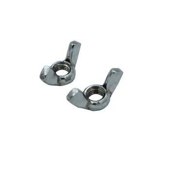 

Free Shipping M3/M4/M5/M6/M8/M10/M12 DIN315 304 Stainless Steel Hand Tighten Nut Butterfly Nut Ingot Wing Nuts