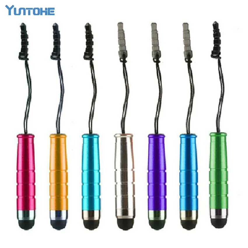 

Cheapest Mini Stylus Touch Screen Pen With Anti-Dust Plug For ipad iphone For Capacitive Screen Phone and Tablet PC 1000pcs/lot