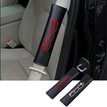 

PU Fashion Car Seat Belt Cover Car Seat belt shoulder Pads For Fiat 500L