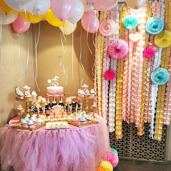 

11.7* 16 cm 1 piece paper curtain wedding decoration wreath birthday party Hanging ornament all festival decoration paper Craft