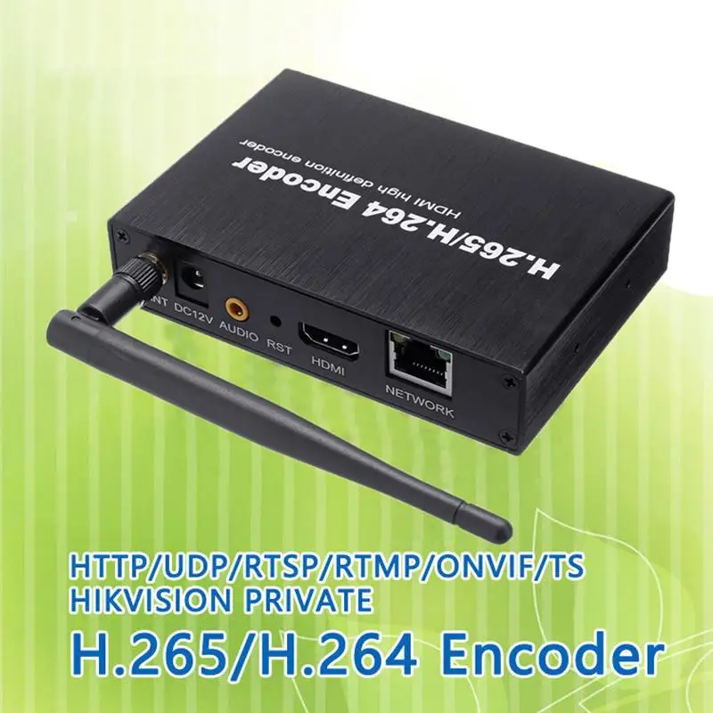 

H.265 H.264 HDMI Video Audio Wifi Encoder IPTVs RTSP RTMP ONVIF HDMI Encoder H265 For Live Streaming Broadcast