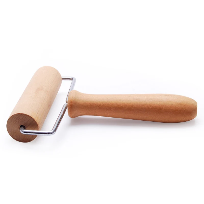 Wooden Rolling Pin, Hand Dough Roller for Pastry, Fondant, Cookie Dough, Chapati, Pasta, Bakery, Pizza. Kitchen tool - Image 3