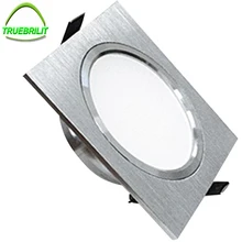 Квадратные светильники светодиодный SMD 5730 3 Вт 5 Вт 7 Вт потолочные лампы 110 В 220 В с регулируемой яркостью точечные светильники