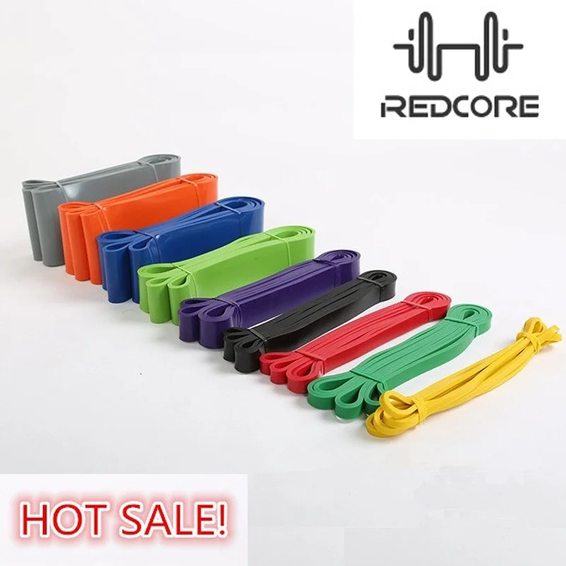 Natural Latex Pull Up Physio Resistance Bands Fitness CrossFit Loop